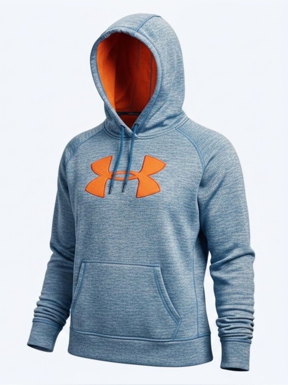 Under‎ Armour Storm Women’s Hoodie  Blue Orange Colorway Large Pocket Active